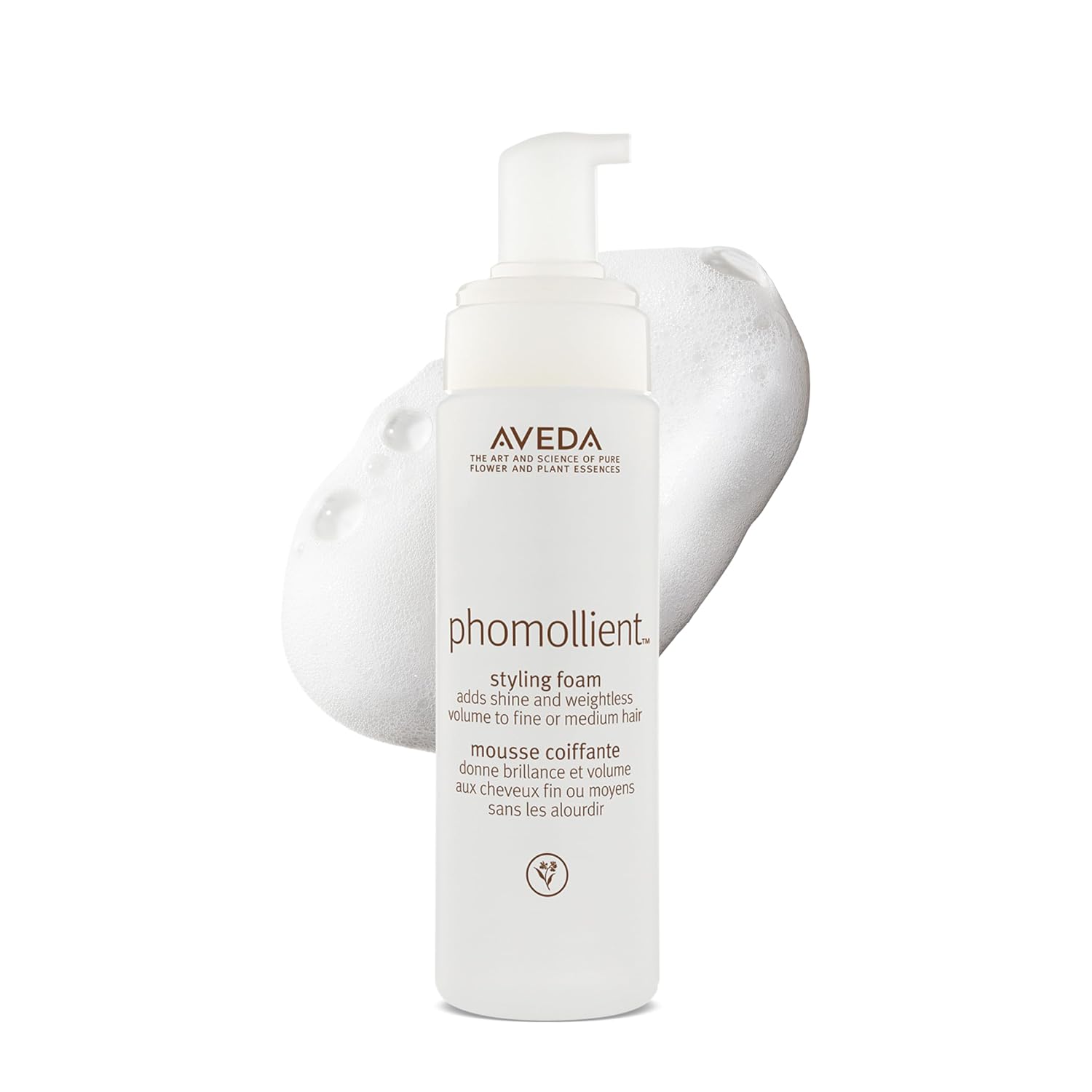 Detalle de Aveda Phomollient Styling Foam – Leichter Schaumfestiger für feines bis mittleres Haar (200 ml)