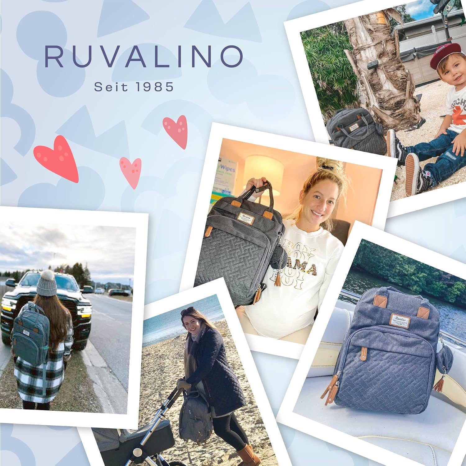 Thumbnail 5 de RUVALINO Baby Wickelrucksack 43,1 cm
