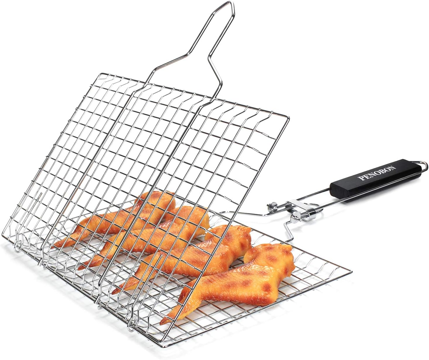 Detalle 2 de penobon Fisch-Grillkorb für 2 bis 3