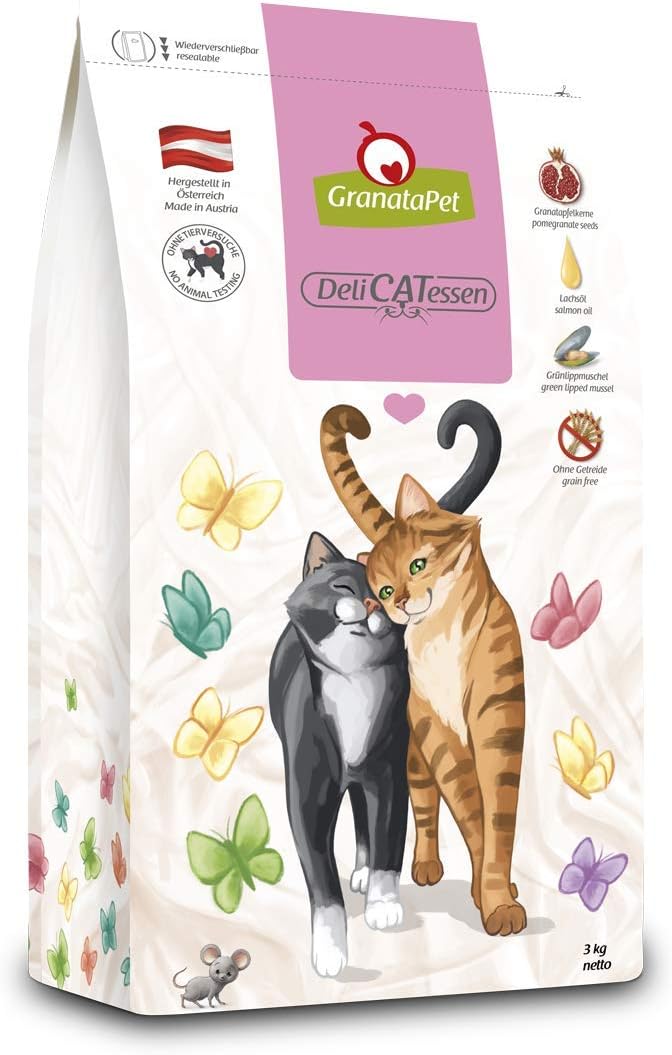 Detalle 2 de GranataPet DeliCatessen Geflügel Adult – Trockenfutter für erwachsene Katzen, getreidefrei, 9 kg