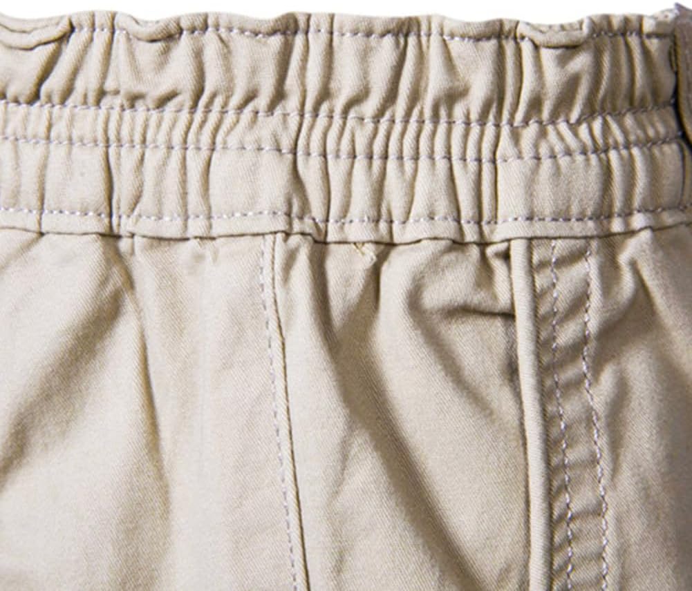 Thumbnail 5 de HOTIAN Herren-Shorts aus Baumwolle für den Sommer – Bermuda-Style mit elastischem Bund und 4 Taschen