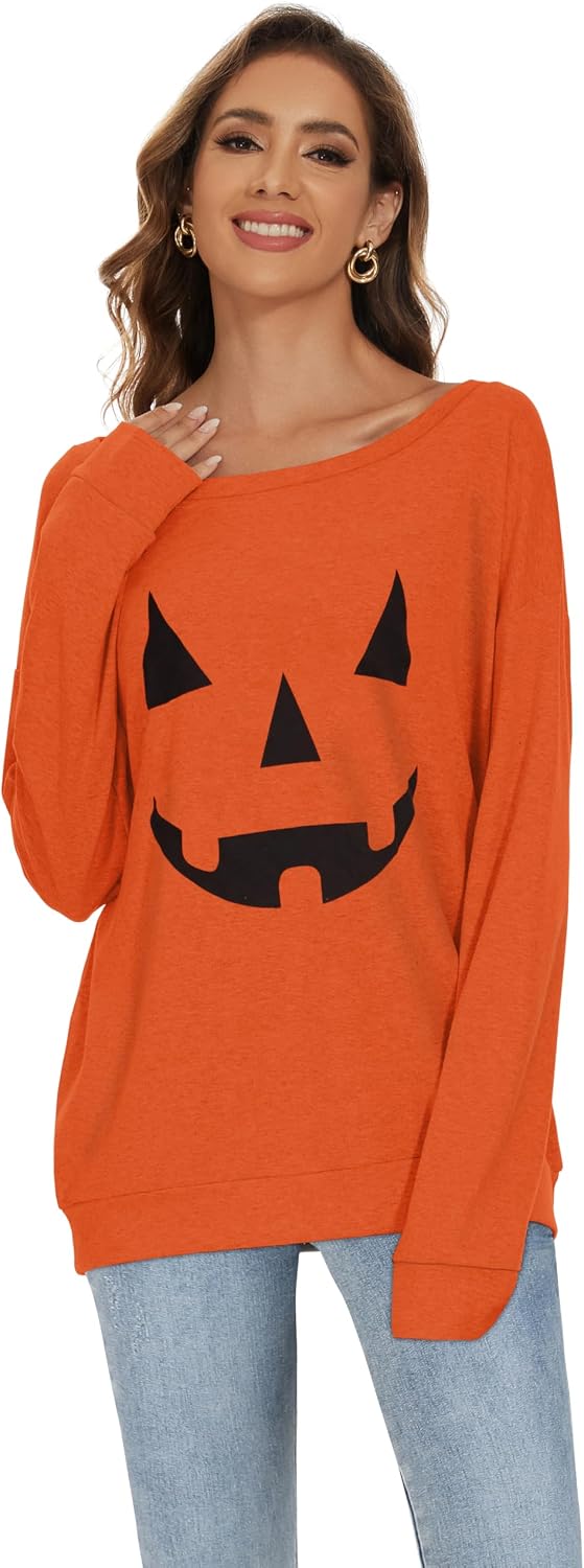 Detalle 1 de CHICALLURE Off-the-Shoulder Oversized Long-Sleeve Tunic Sweatshirt