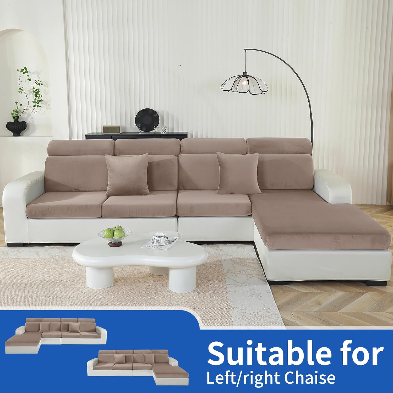 Detalle 2 de Ystyle Housse Coussin Canapé Extensible 1 Place