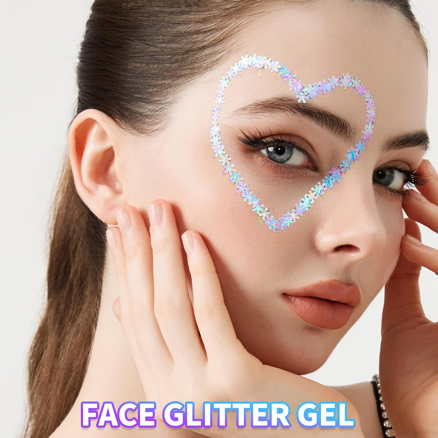 Detalle de Teenitor Body Glitter Gel Set, 16 Jars
