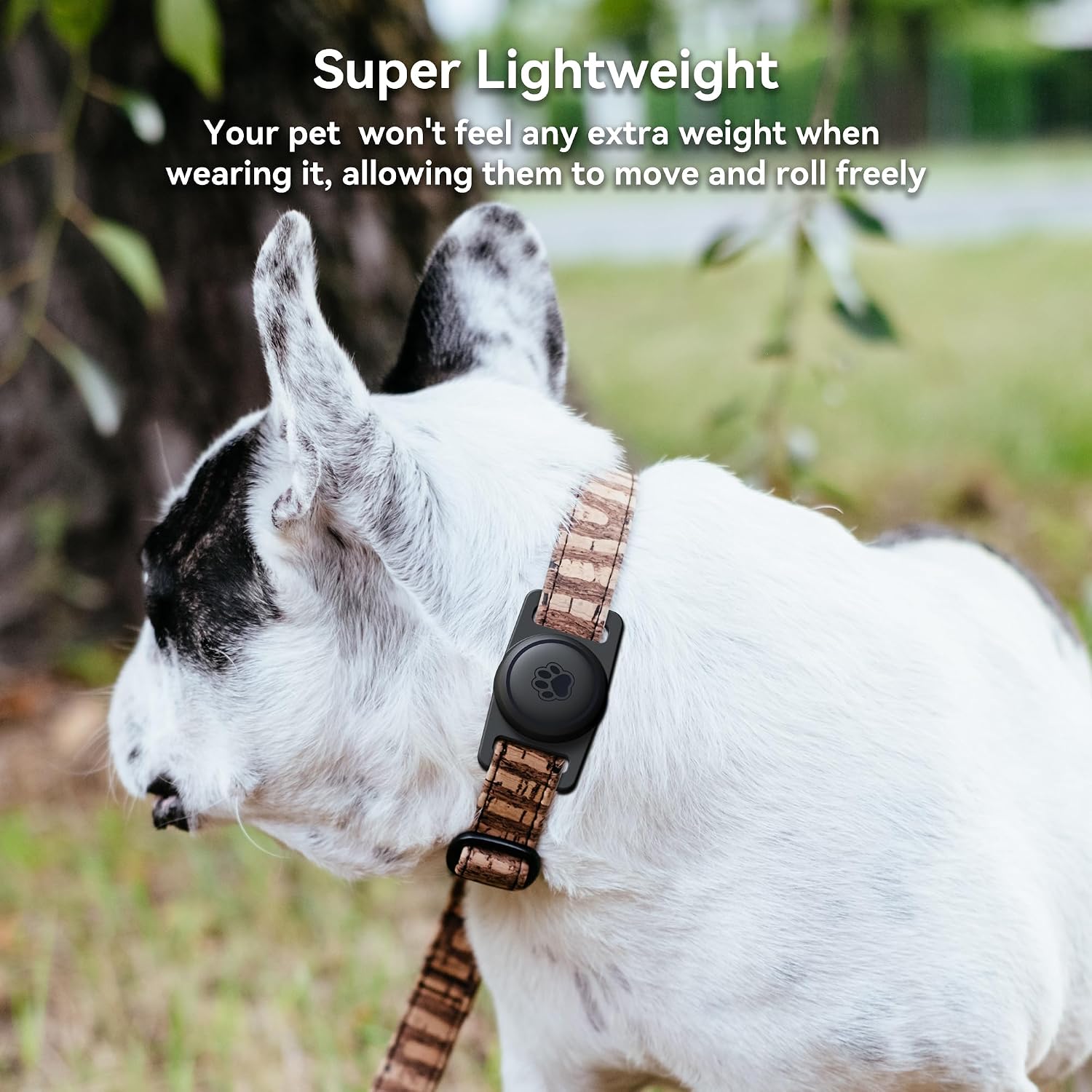 Detalle de GOCII AirTag Dog Collar Holder 2-Pack
