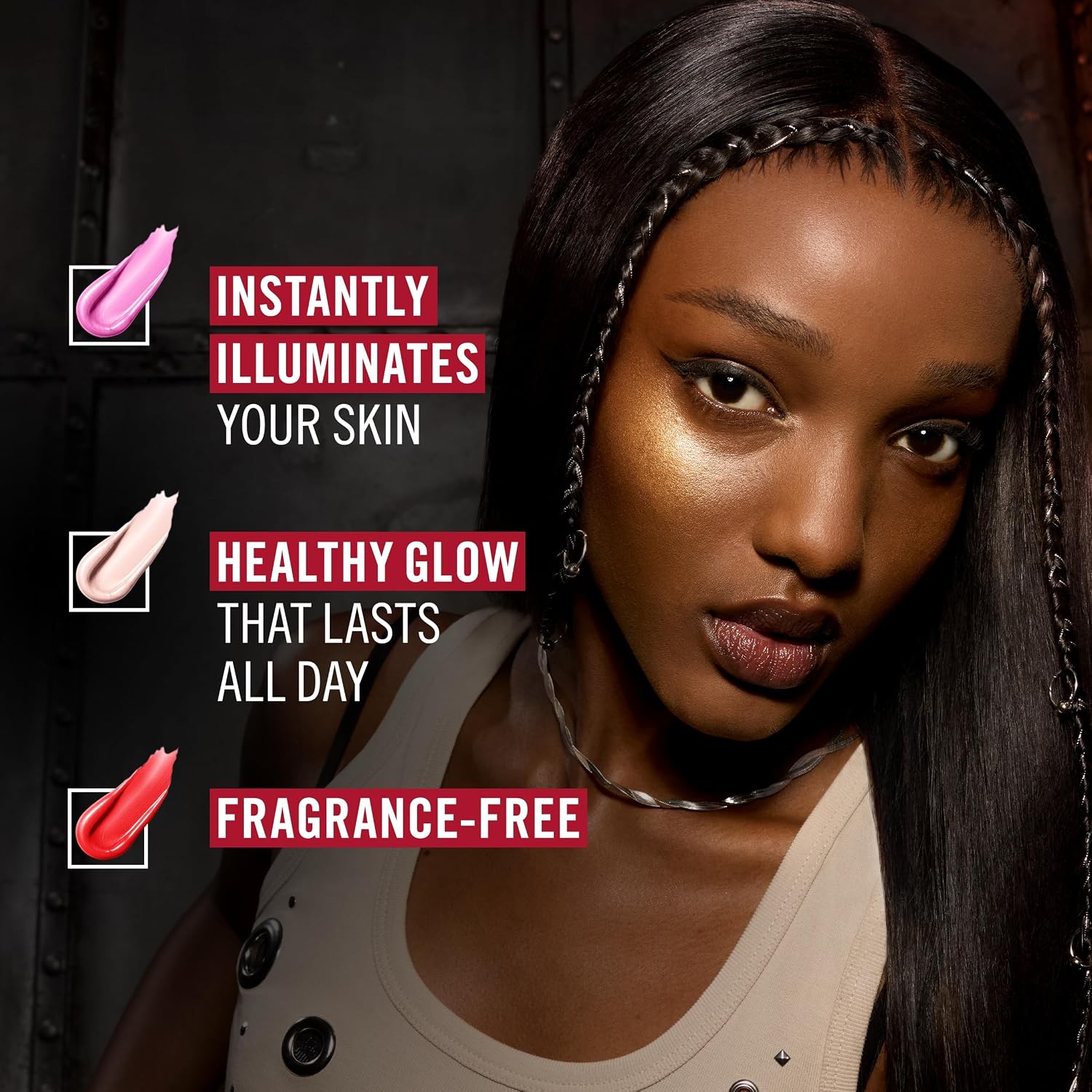 Detalle de Rimmel Glow Makeup 004 Chelsea Glow
