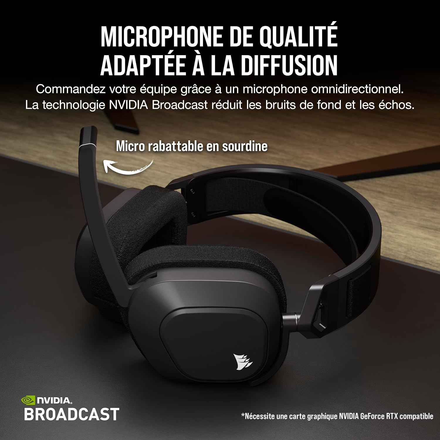 Thumbnail 5 de Corsair HS80 Max Wireless Casque Multiplateforme