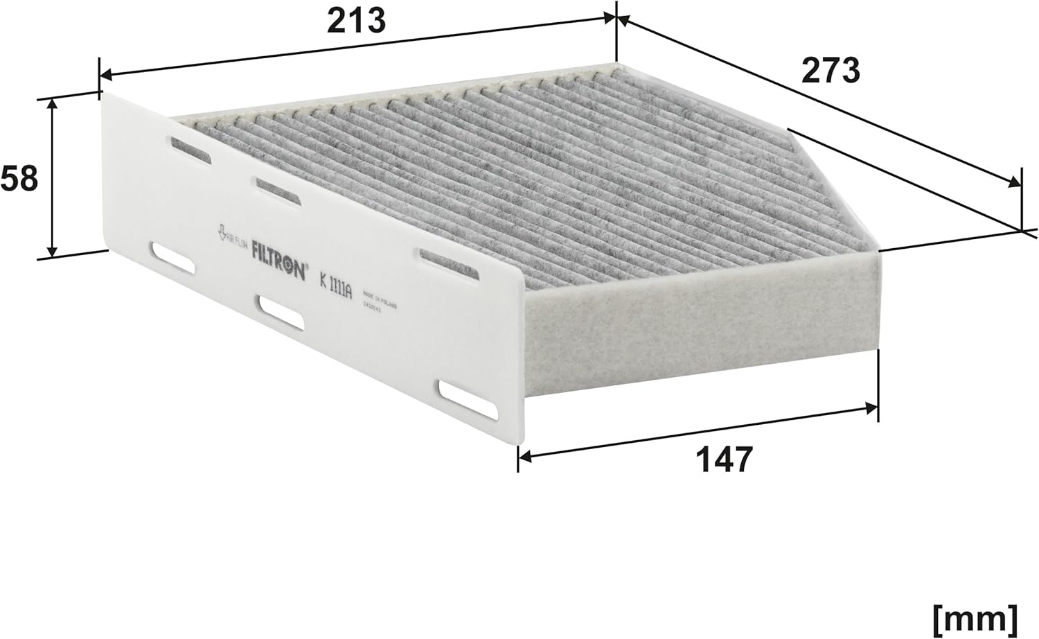 Thumbnail 2 de FILTRON K 1111A Filtre d'habitacle pour véhicule de tourisme et utilitaires