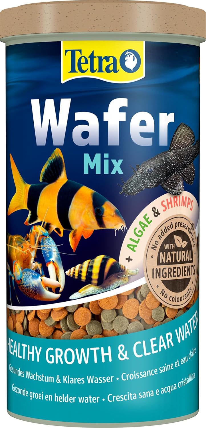 Tetra Wafer Mix – Bodenfischfutter für Welse und Krebse, 1 L