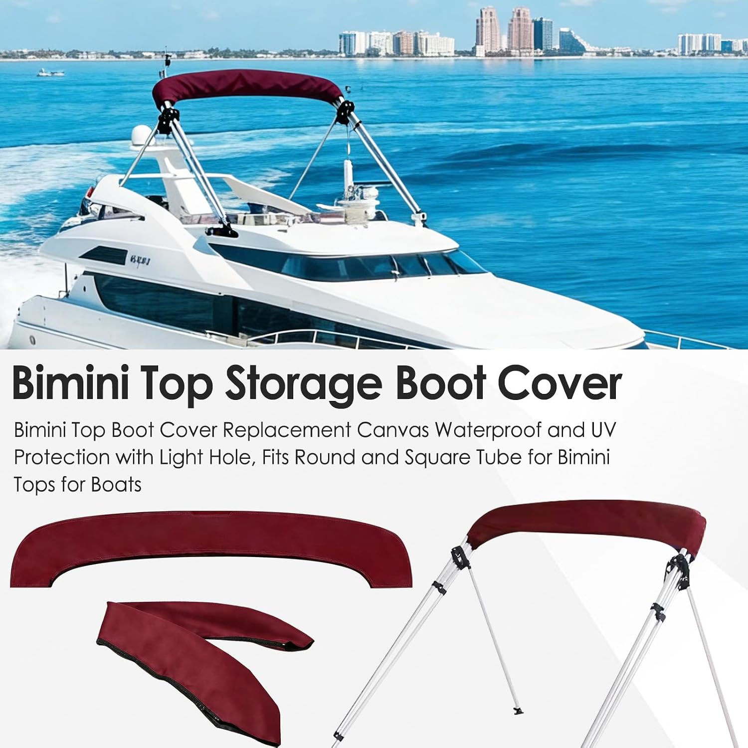 Detalle 2 de Bimini Top Storage Boot Cover, 73–78-inch Width