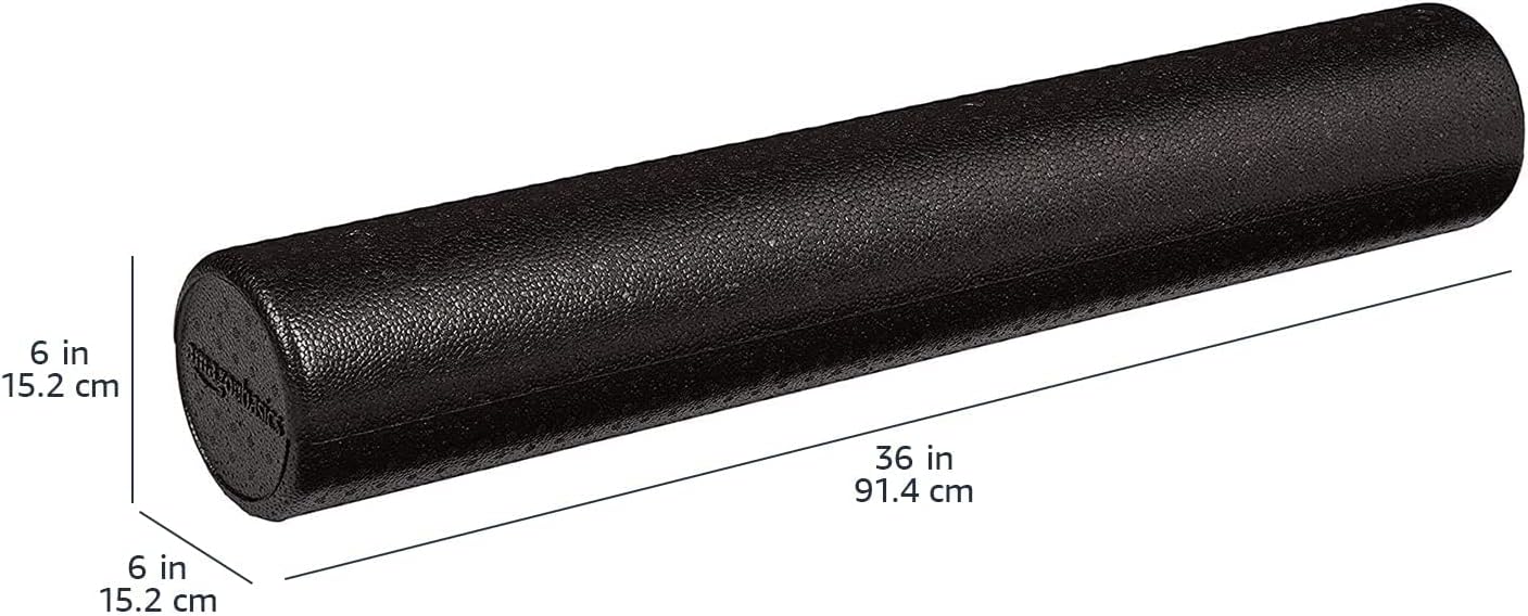 Thumbnail 6 de Amazon Basics Rodillo de espuma de alta densidad, negro, 90 cm