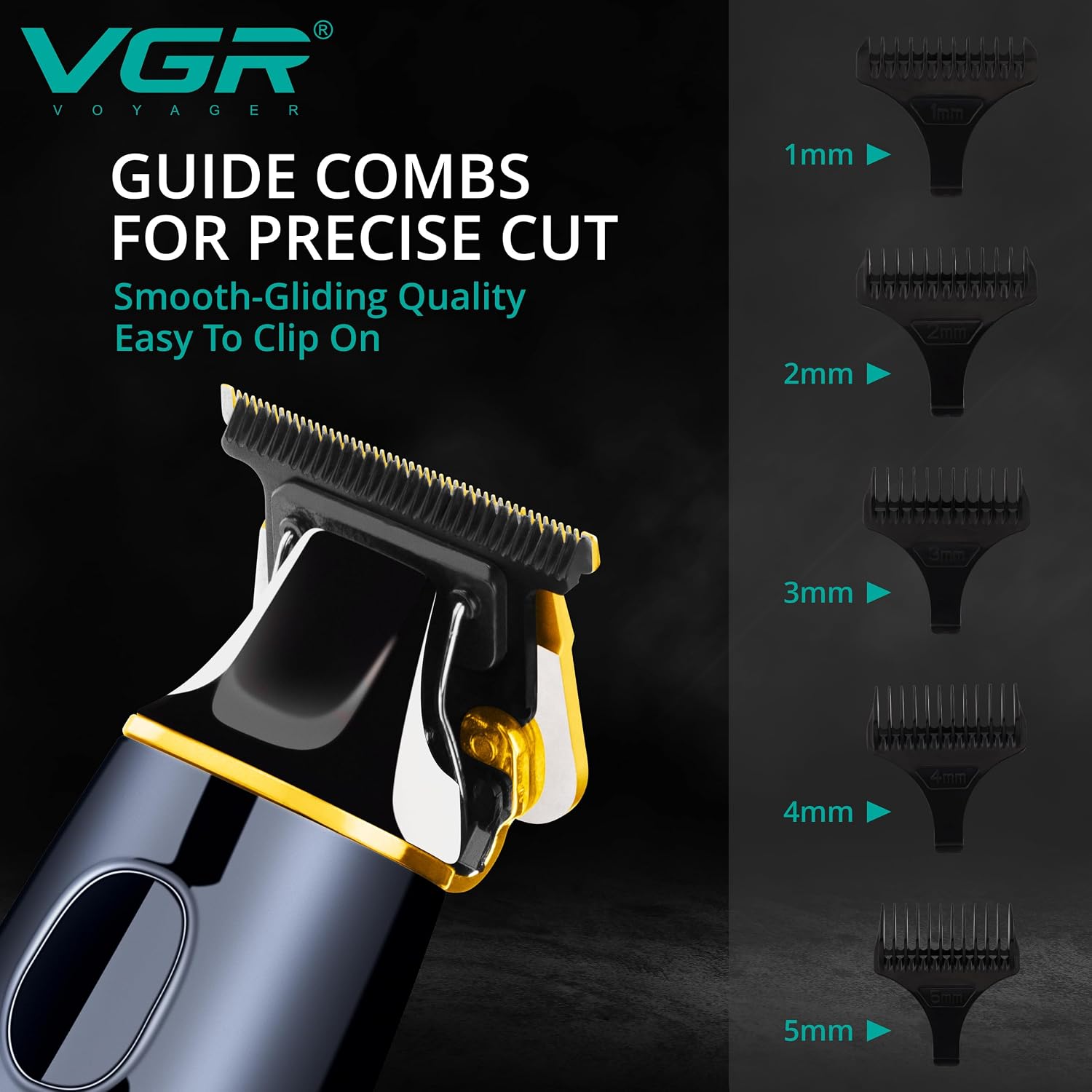 Detalle 2 de VGR Professional Beard Trimmer 180 min ⌛