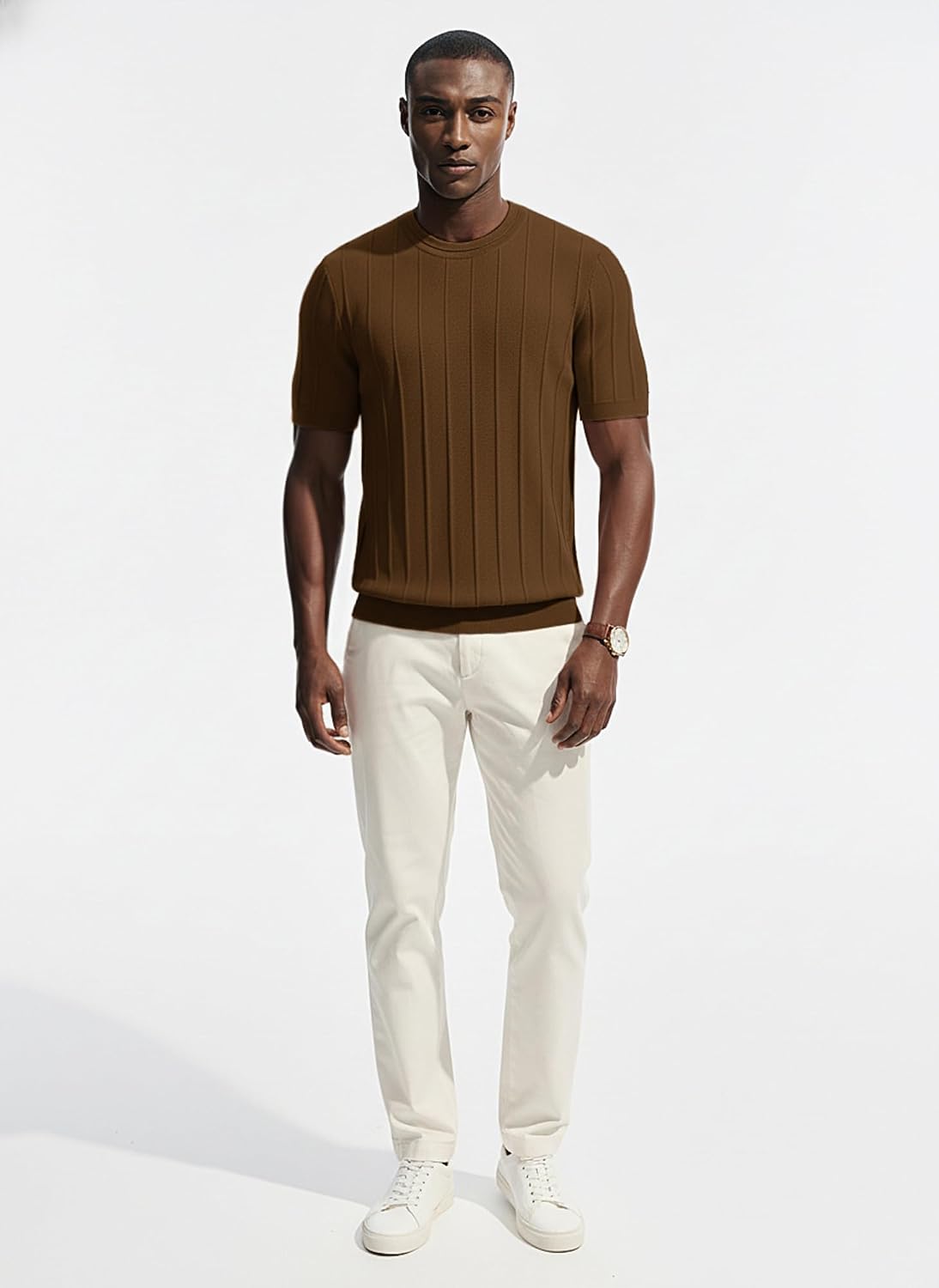 Detalle 2 de PJ PAUL JONES T Shirt Herren Rundhals