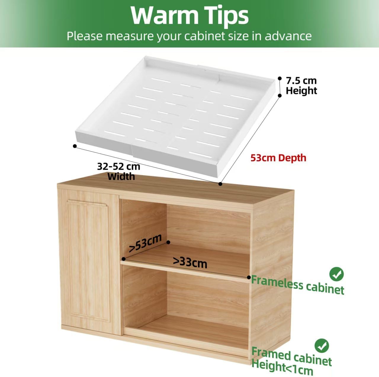 Detalle 2 de PAKETA 4-Pack Pull Out Cabinet Organizer 21"
