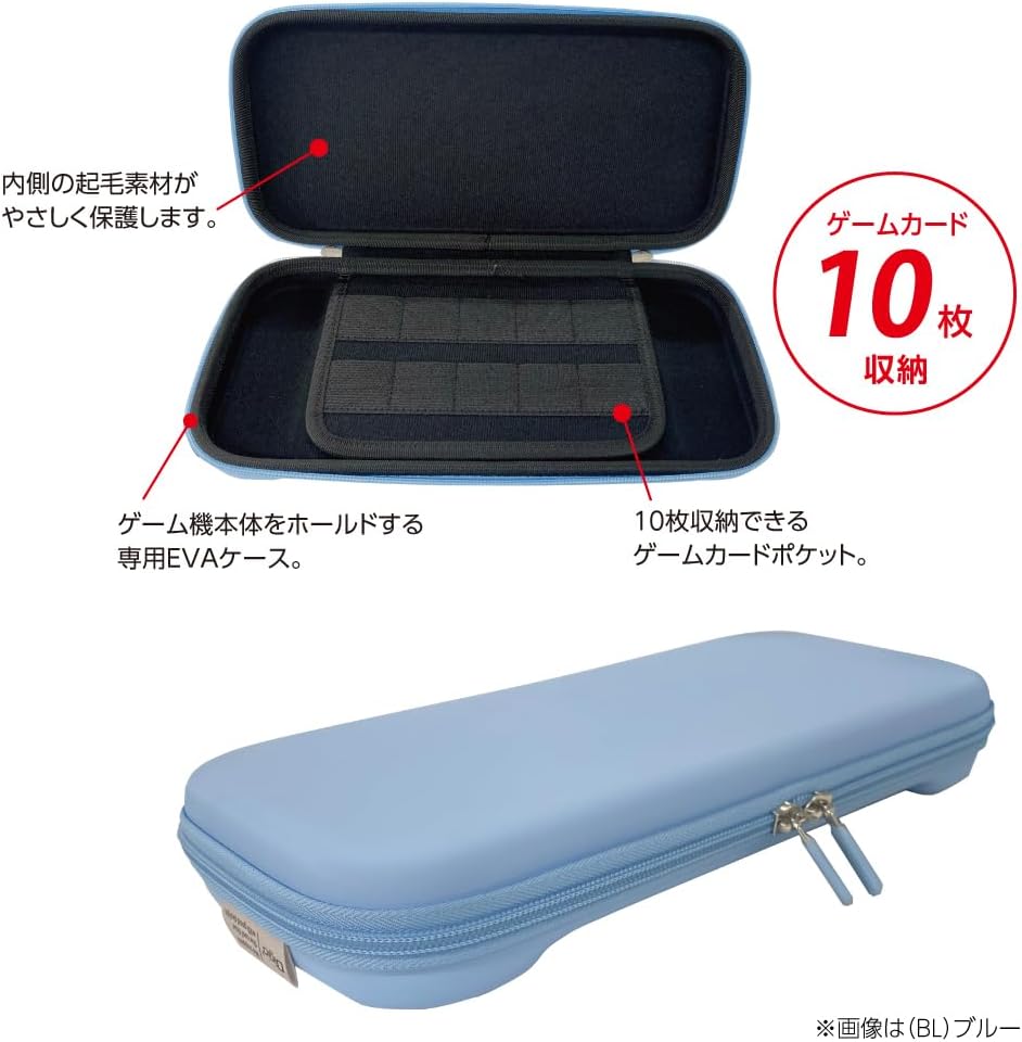 Detalle de ナカバヤシ Z1124 Switch 2用 EVAプロテクトケース スリム ミント