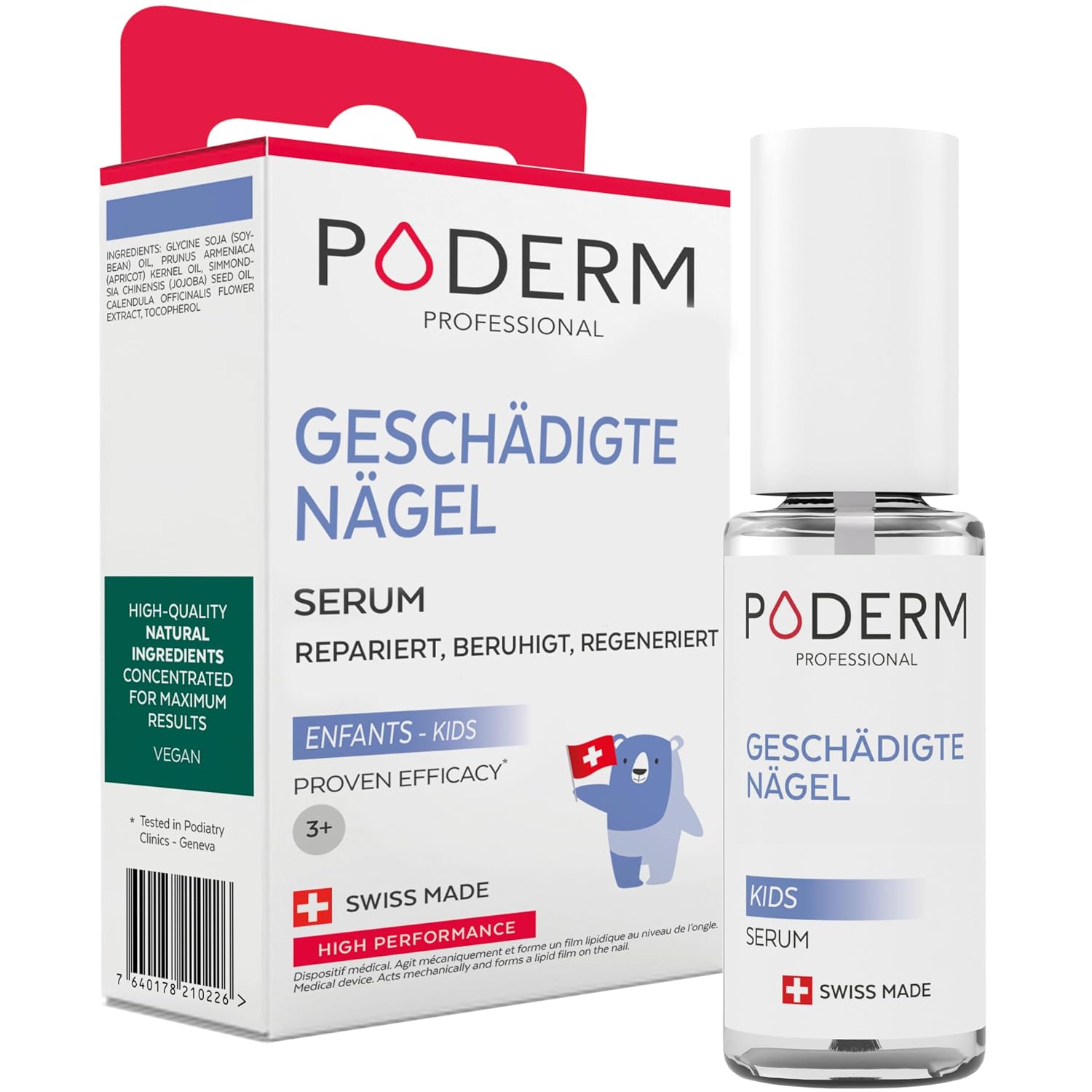 Detalle de PODERM Intensive Nagelpflege Kinder ab 3 Monate