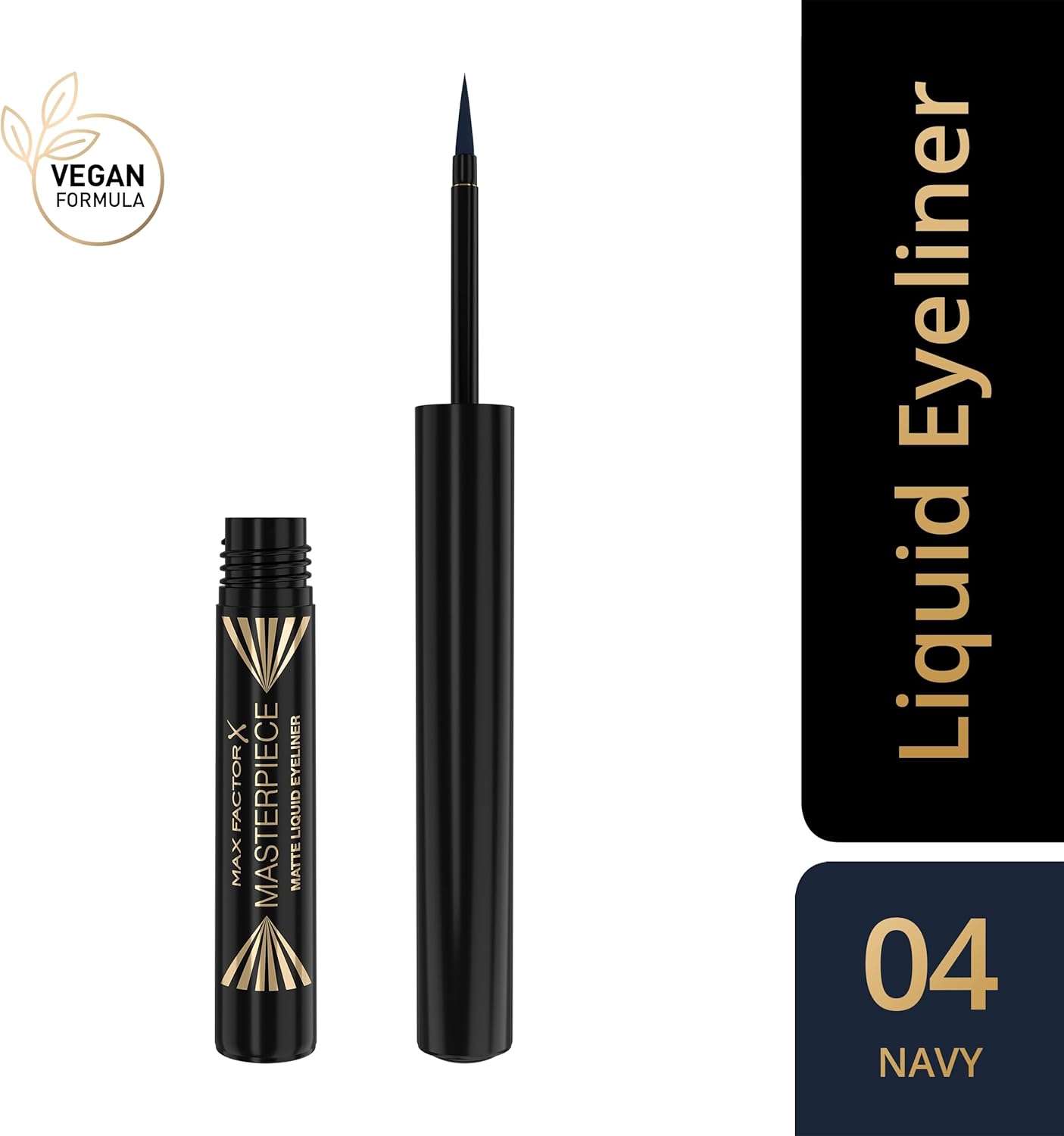 Thumbnail 2 de Max Factor Eyeliner Liquido Masterpiece Matte Navy – 1,7 ml, vegan, no-transfer, resistente all'acqua