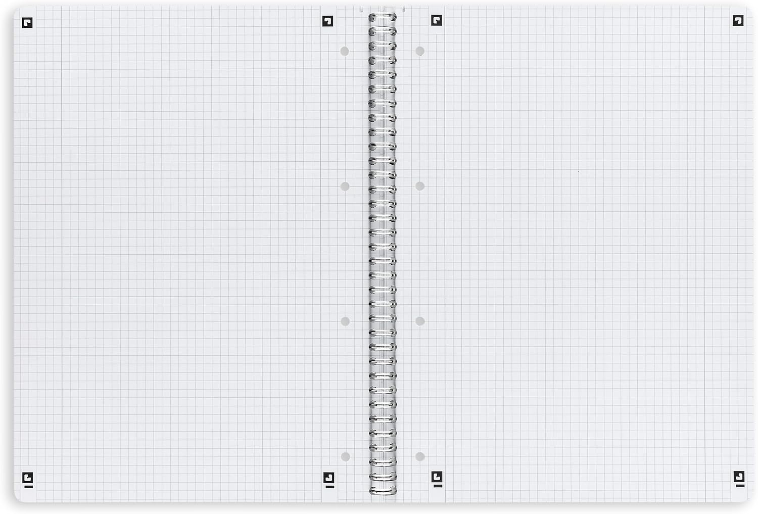 Detalle 2 de Oxford Touch Collegeblock A4 kariert mit Doppelrand – 80 Blatt, 5 Pastellfarben (5er Pack)