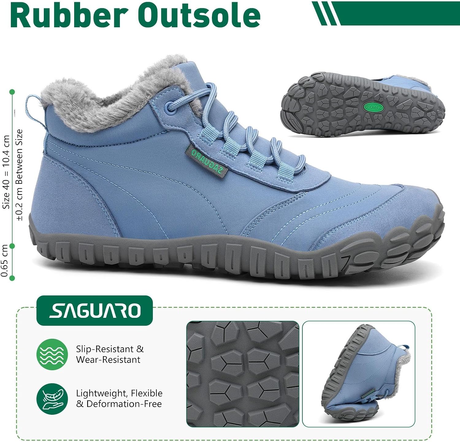 Thumbnail 3 de SAGUARO Winter Barfußschuhe Damen