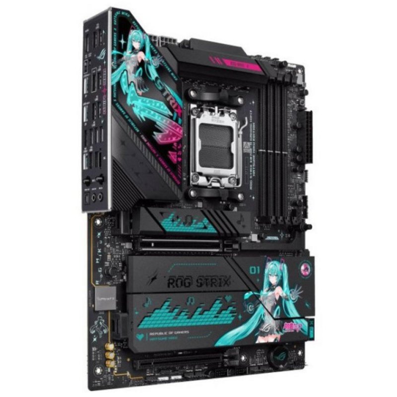 Detalle 2 de ASUS ROG Strix X870E-H Gaming AM5 DDR5 ATX con WiFi 7 y RGB