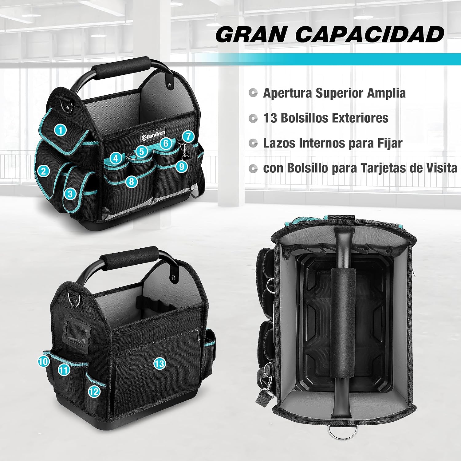 Detalle 2 de DURATECH Bolsa de herramientas 30,5 cm