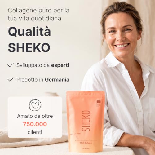 Thumbnail 6 de SHEKO Collagene Idrolizzato in Polvere – Bovino Tipo 1, 2 e 3 – 450 g
