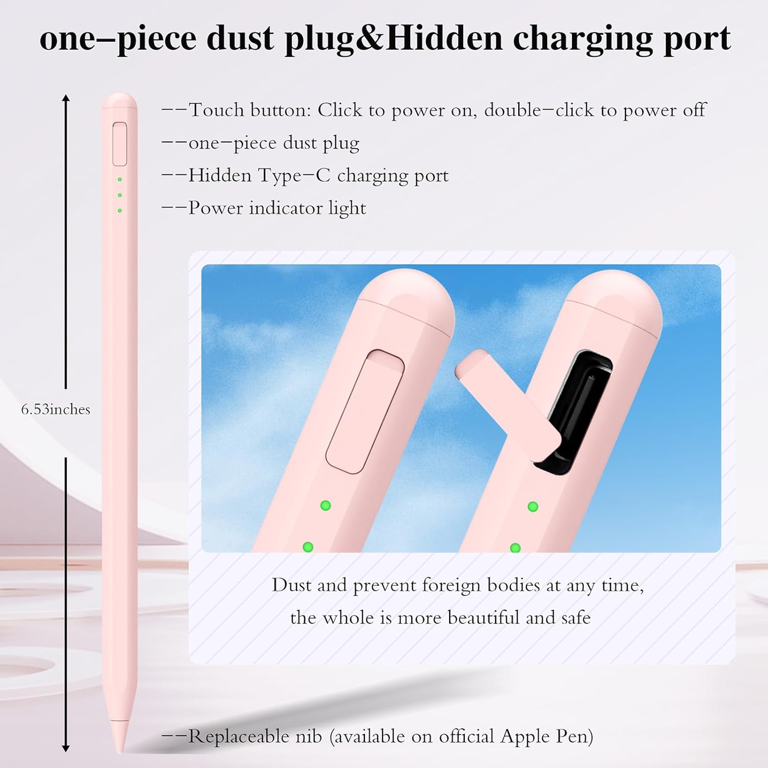 Detalle 2 de Stylus Pen for iPad 14min Charge