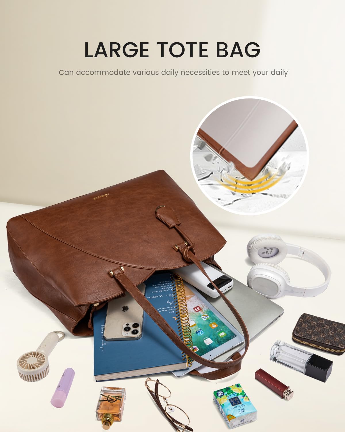 Thumbnail 4 de LOVEVOOK Shopper 15,6 Zoll Laptoptasche