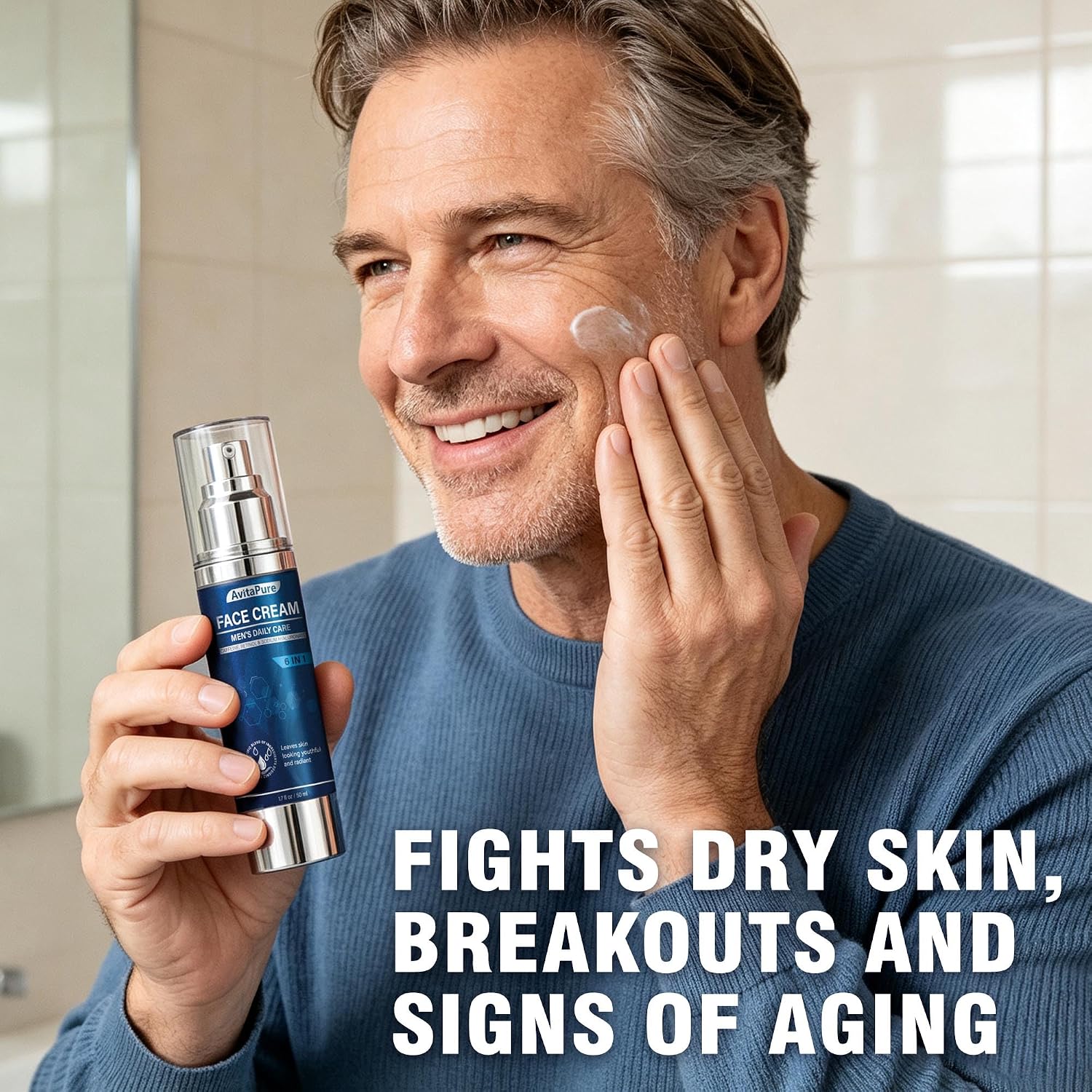 Thumbnail 6 de AVITAPURE 6-in-1 Face Cream for Men, Fragrance-Free Daily Moisturizer