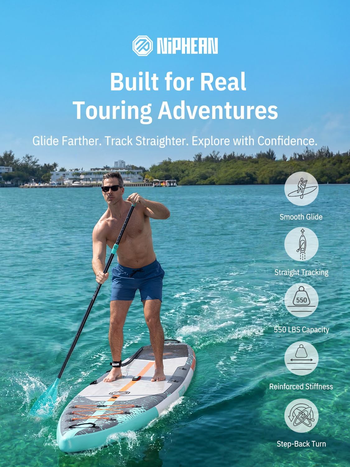 Thumbnail 6 de Niphean 10'6" Inflatable Stand Up Paddle Board 🏄