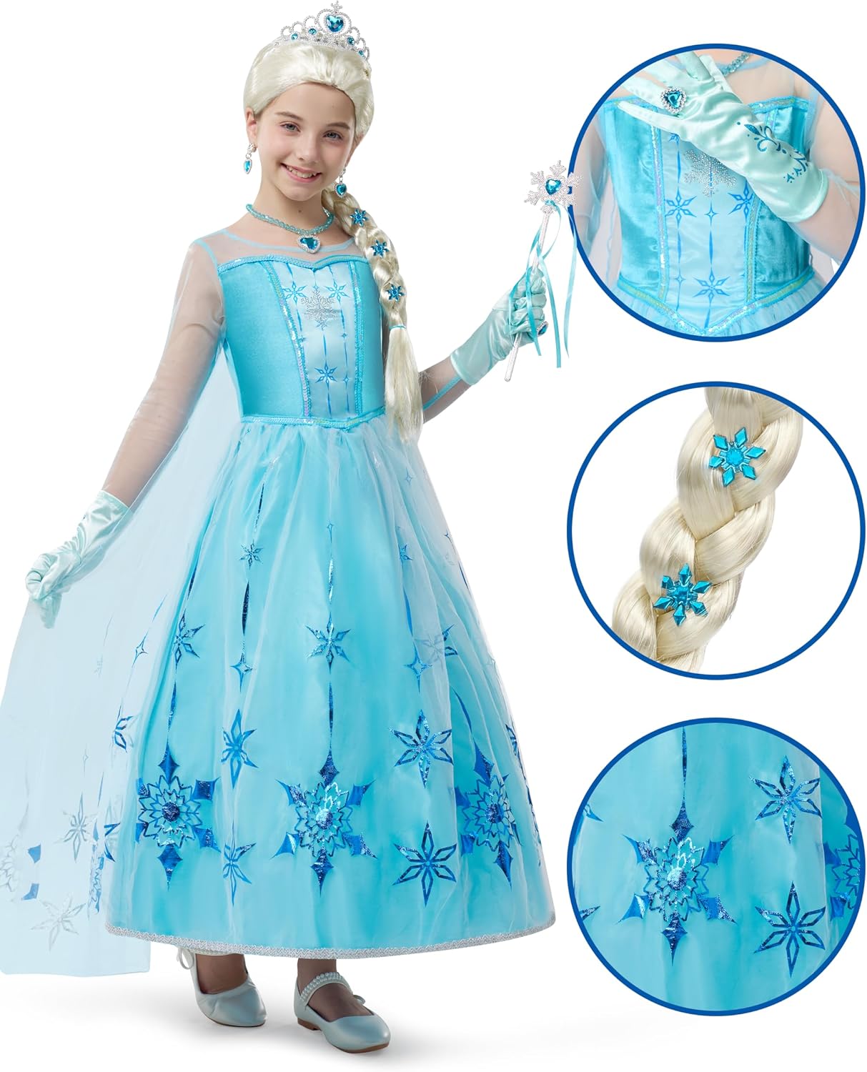 Thumbnail 5 de Spooktacular Creations Ice Princess Dress 8pc