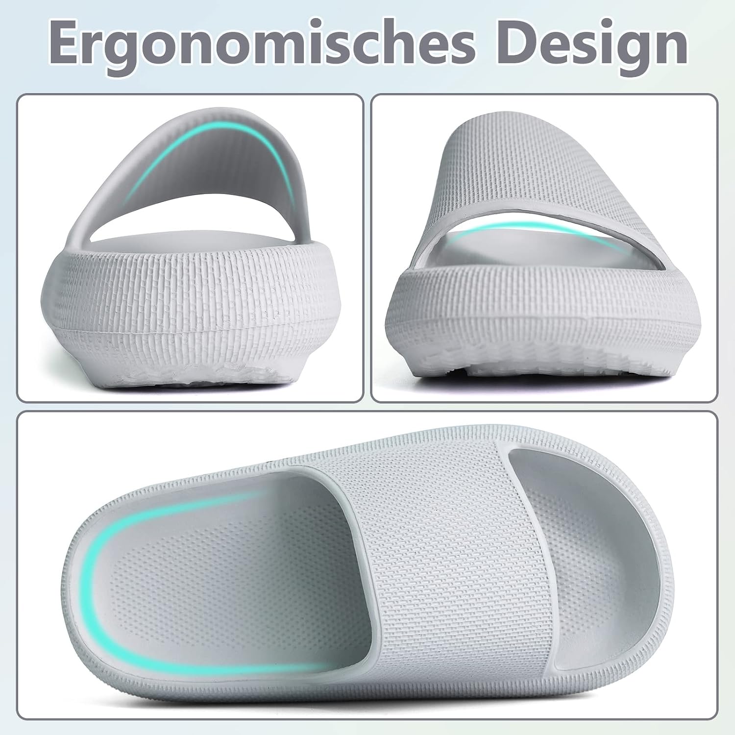 Detalle 2 de Buwege Cozy Slides Kinder Badeschlappen 29-37