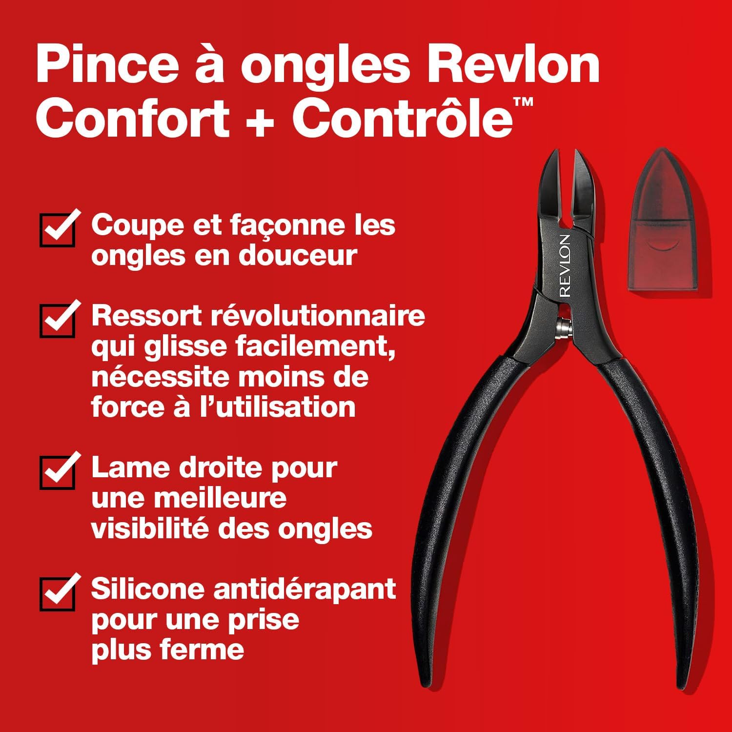 Detalle 2 de Revlon Pince à ongles Confort + Contrôle — coupe-ongles facile à utiliser