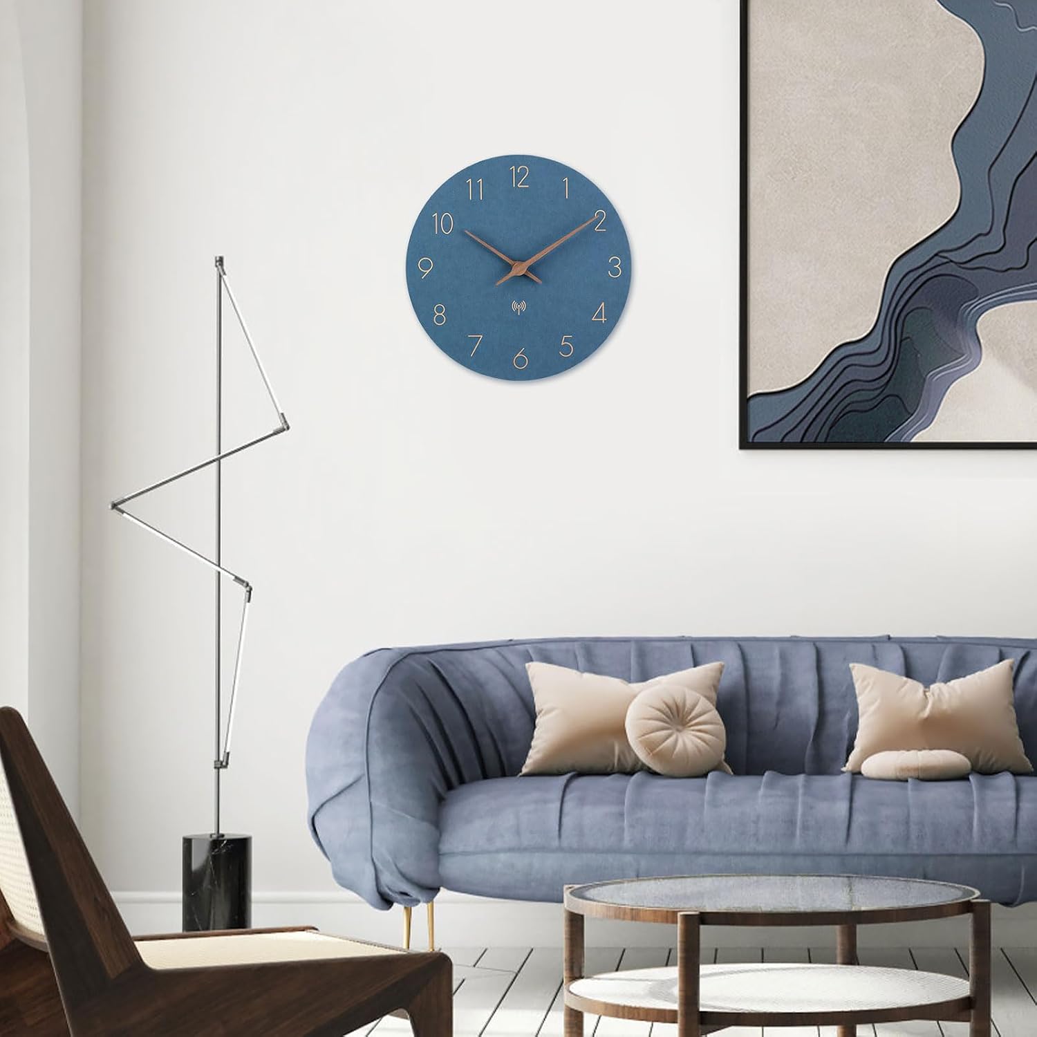 Detalle 2 de ACCSHINE Horloge Murale silencieusement radiogestuurde wandklok 30 cm