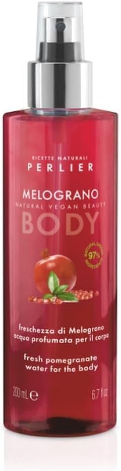 Perlier Acqua Profumata Corpo Melograno (spray, 200 ml) – fragranza fruttata delicata