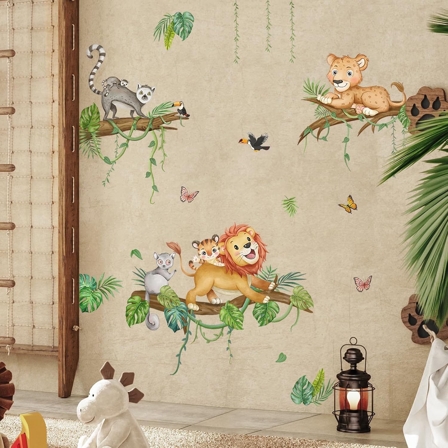 Detalle 2 de Sticker murali animali 100 x 105 cm
