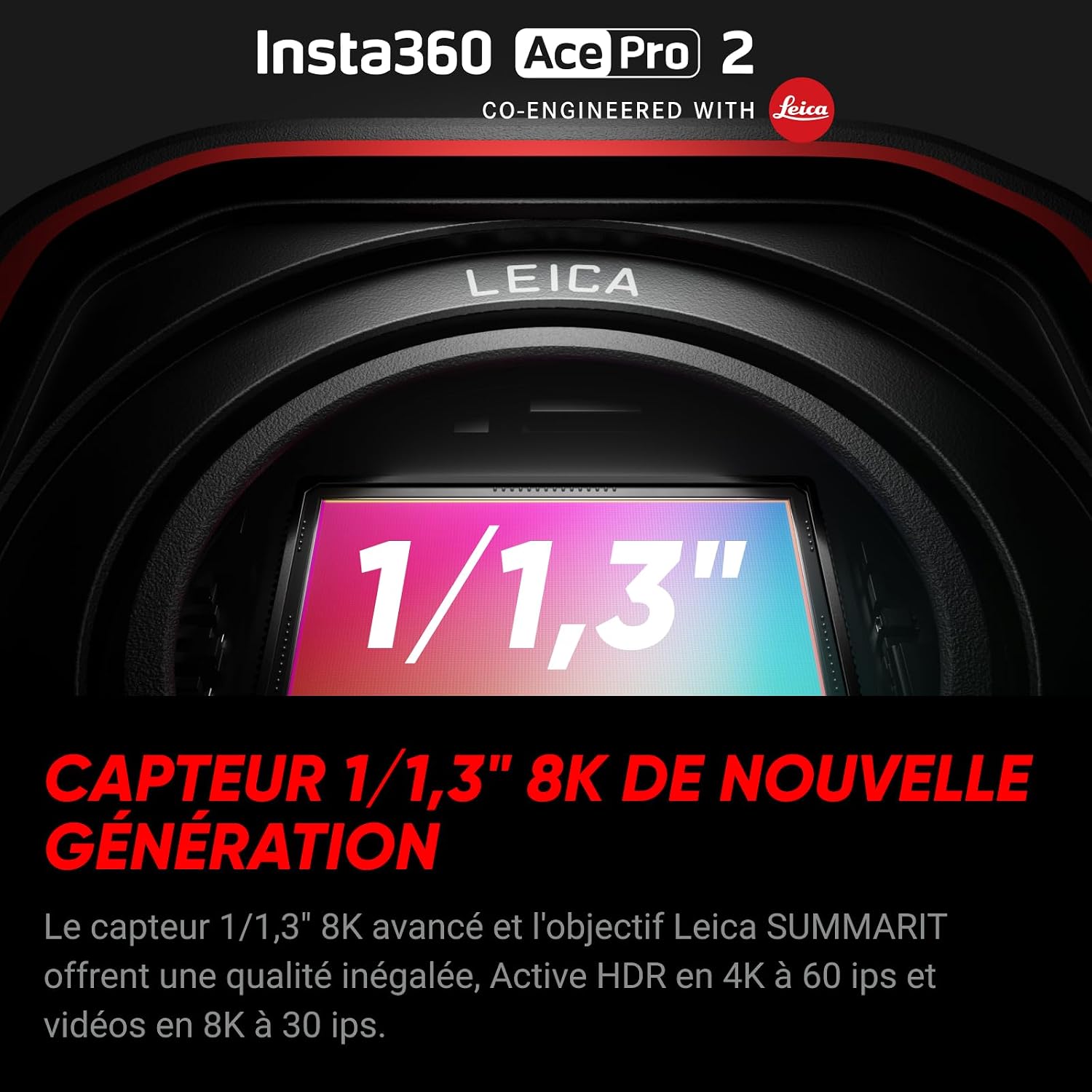 Detalle de Insta360 Ace Pro 2 8K Caméra d’action