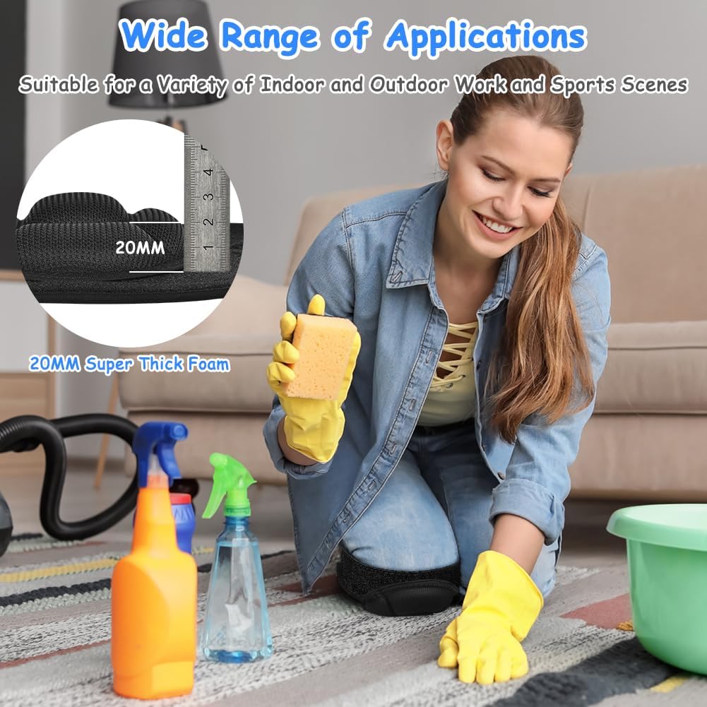 Thumbnail 3 de flintronic Knee Pads 20 mm Thick for Work 🛠️