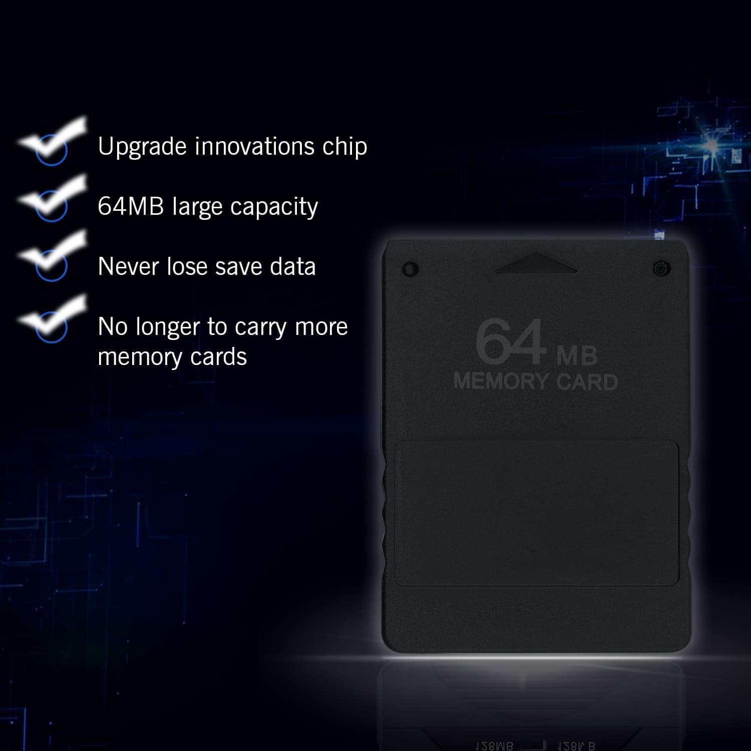 Detalle de Mcbazel 64MB Memory Card per PS2 📀