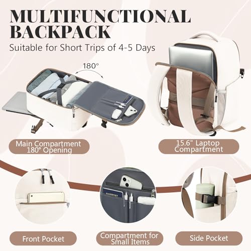 Thumbnail 2 de Hayayu Mochila de Viaje Cabina 45x36x20 cm (32L) con puerto USB y para portátil de 15.6”