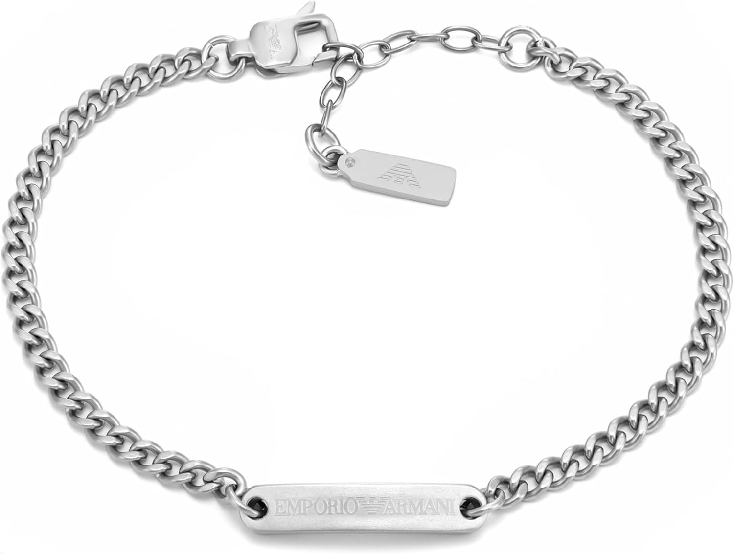 Thumbnail 6 de Emporio Armani Bracciale da uomo in acciaio inossidabile bicolore con chiusura a moschettone
