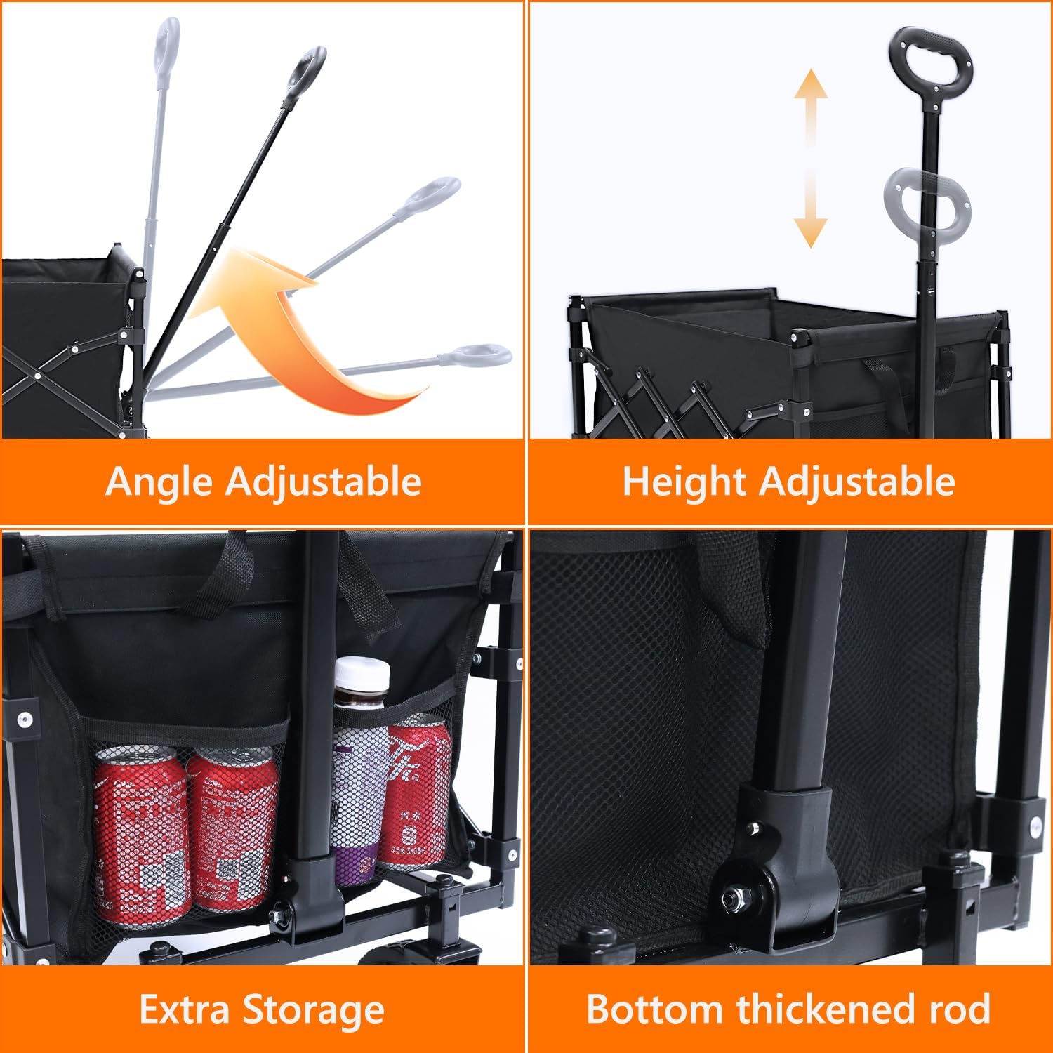 Thumbnail 3 de RYGEO Festival Trolley 68 kg foldable wagon