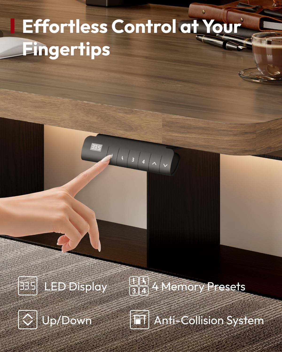Thumbnail 4 de SANODESK Standing Desk 60-Inch