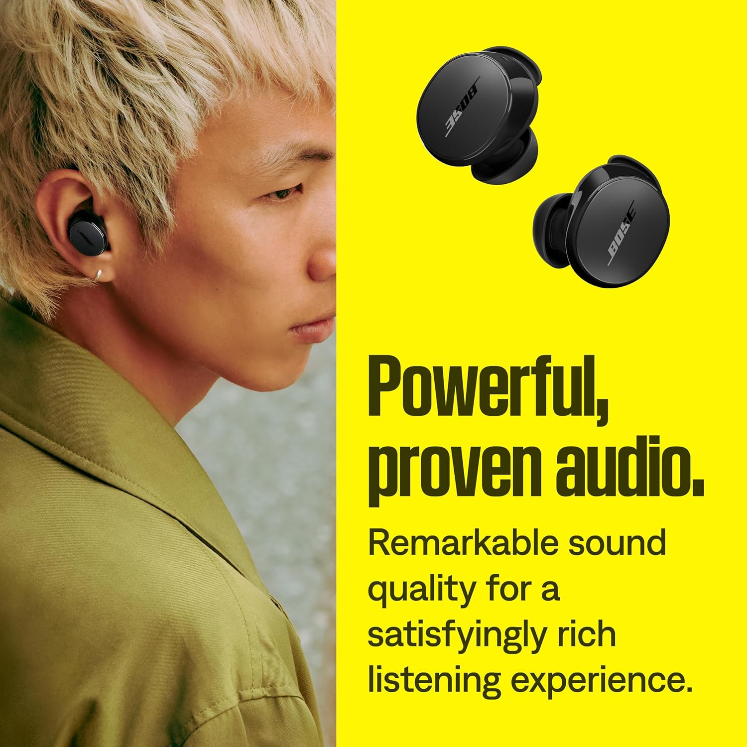 Detalle de Bose QuietComfort Wireless Noise Cancelling Earbuds 5.3 with Active Noise Cancellation