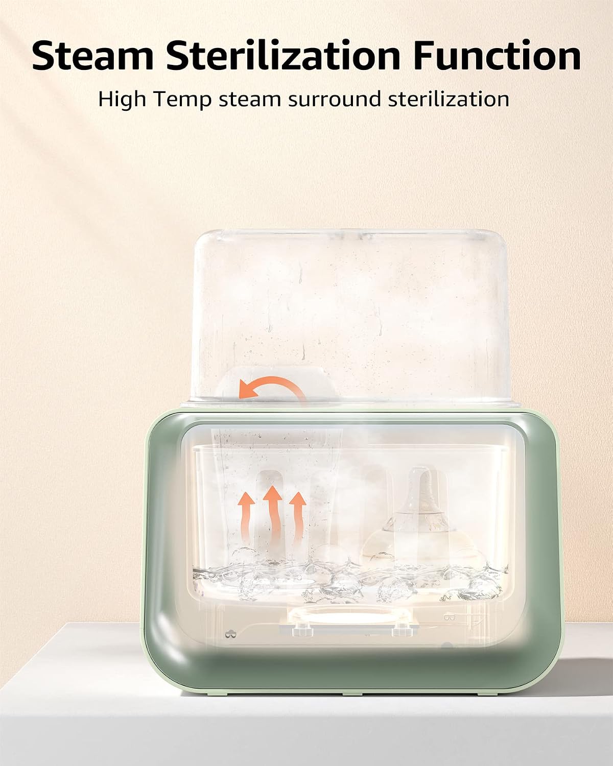 Detalle 2 de Grownsy 8-in-1 Baby Bottle Warmer with Timer and Adjustable Temperature