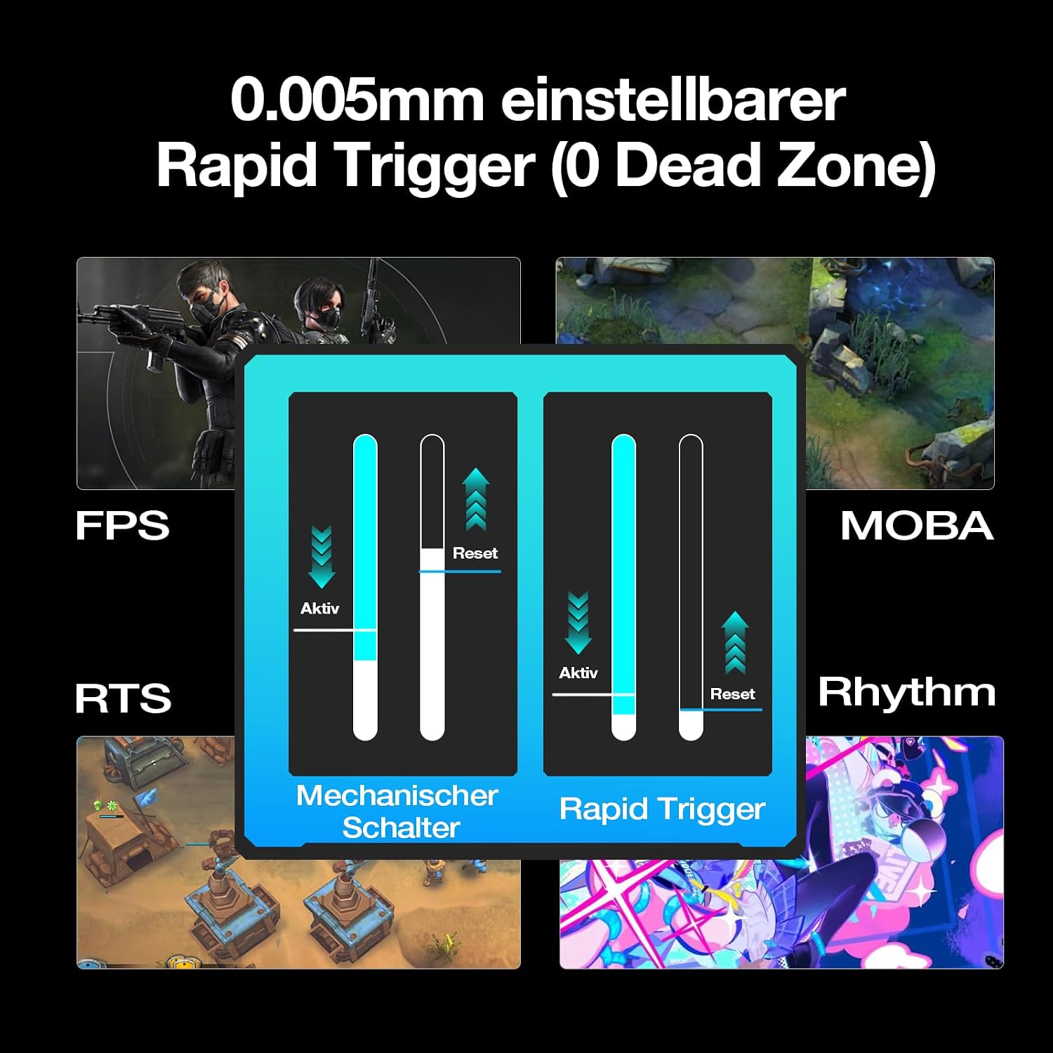 Thumbnail 4 de GK GAMAKAY TK75HE V2 75% Rapid Trigger 8KHz