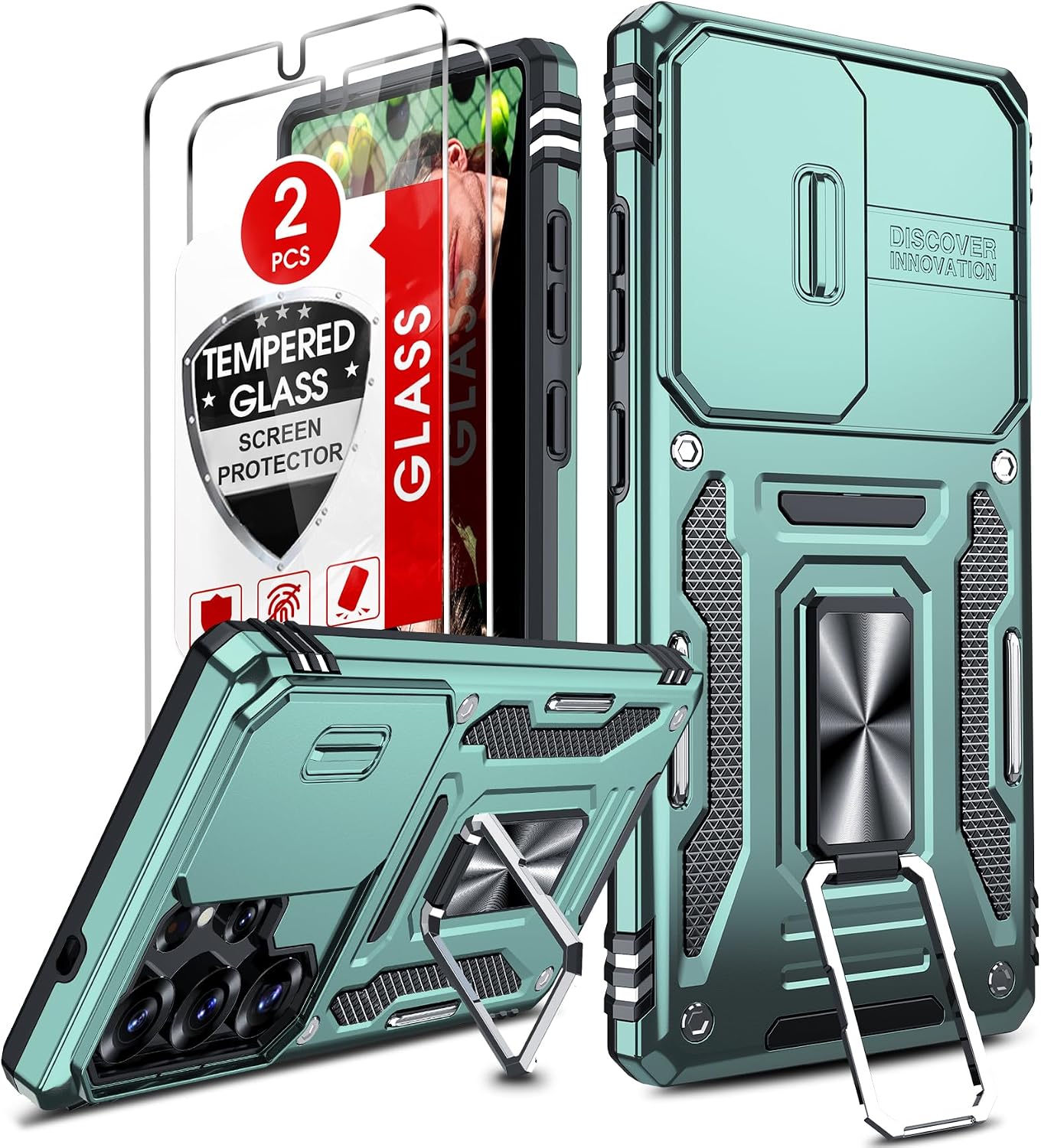 Detalle de LeYi Samsung Galaxy S25 Ultra protective case