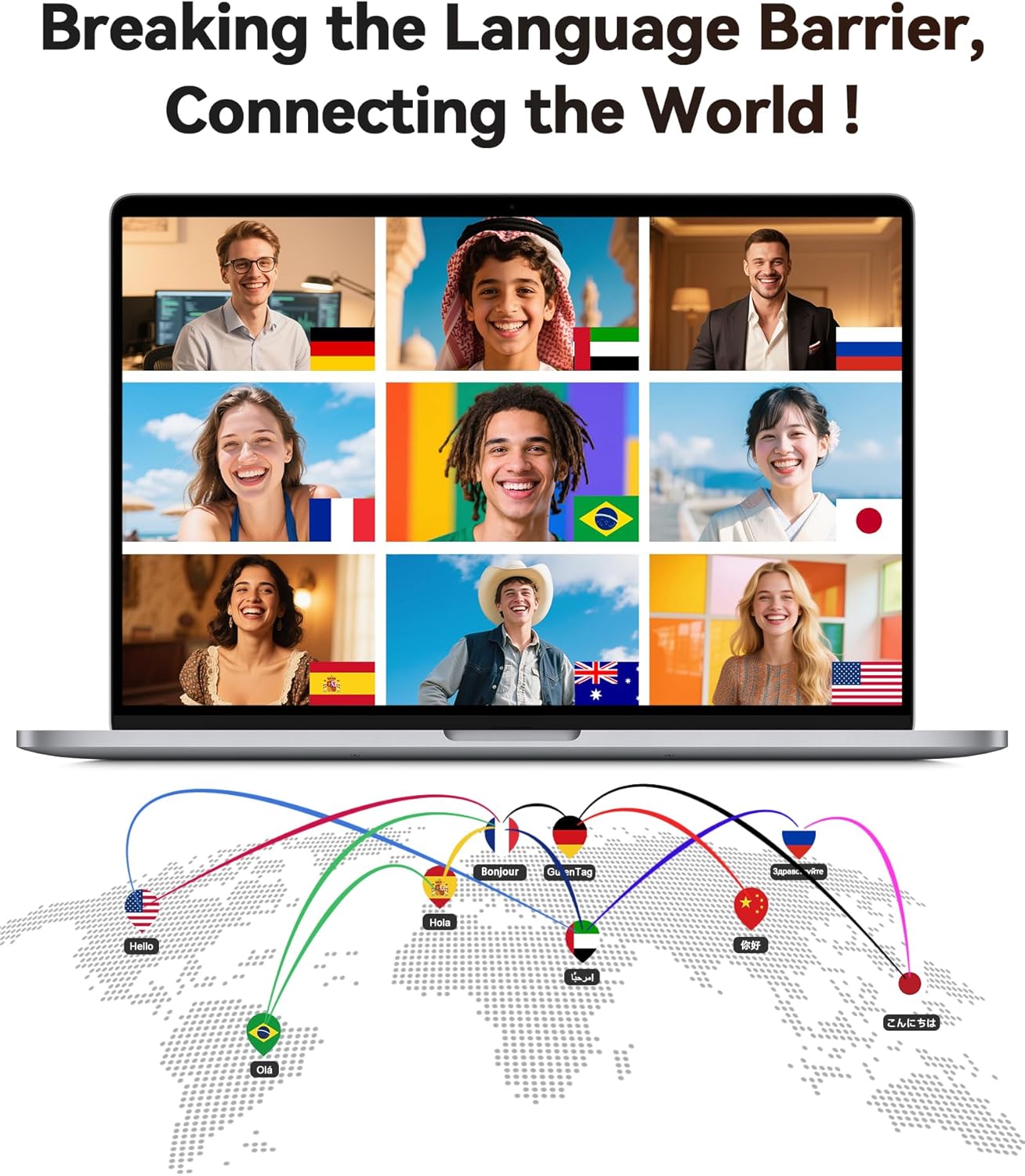 Detalle de Translation Earbuds Real Time 164 Languages AI Translator Ear Buds
