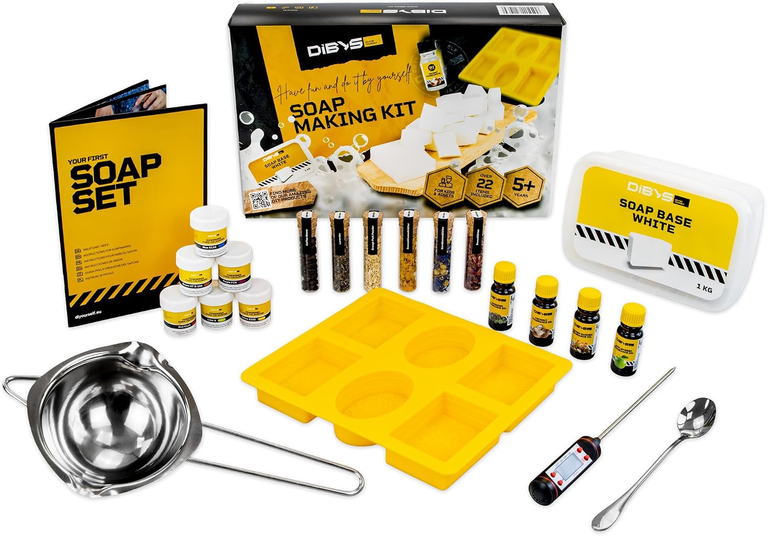 Detalle de DIBYS Kit Sapone Fai da Te Creativo 15 pezzi