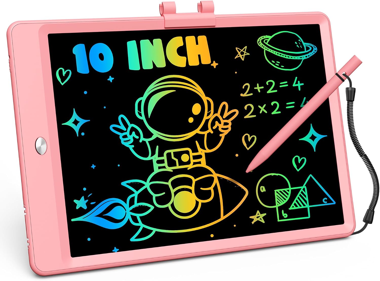 Detalle de ORSEN 10-Inch LCD Writing Tablet for Kids (Color Doodle Board, Pink)